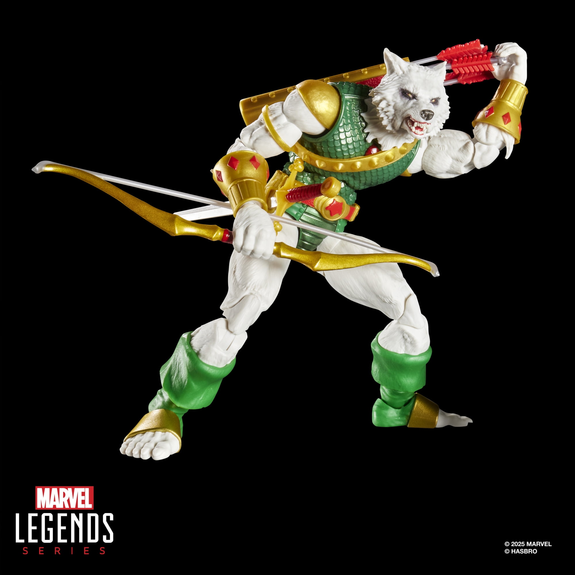 Marvel Legends Series Magic: The Gathering, figurine Man-Wolf avec carte premium exclusive