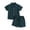B, variant on Toddler Baby Boys 2PCS Clothes Solid Color Cotton Linen Button Down Shirt Top And Shorts Summer Outdoor Casual Suit