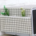 thumbnail image 2 of 35*95cm Microwave Oven Dustproof Cover With Pockets Cloth Microwaves Protector Covers(1#), 2 of 3