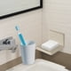 thumbnail image 4 of Estante Flotante Estante Colgante de Pared Sin Perforar Estante Flotante Repisas de Plástico Blanco con Estante Auto Colgante Adecuado para Sala de Estar Cocina y Baño, 4 of 5