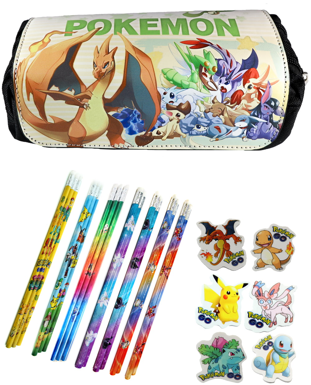 Pokemon PokÉmon, 20-pack Pencils With Eraser Toppers - Kreativitet 