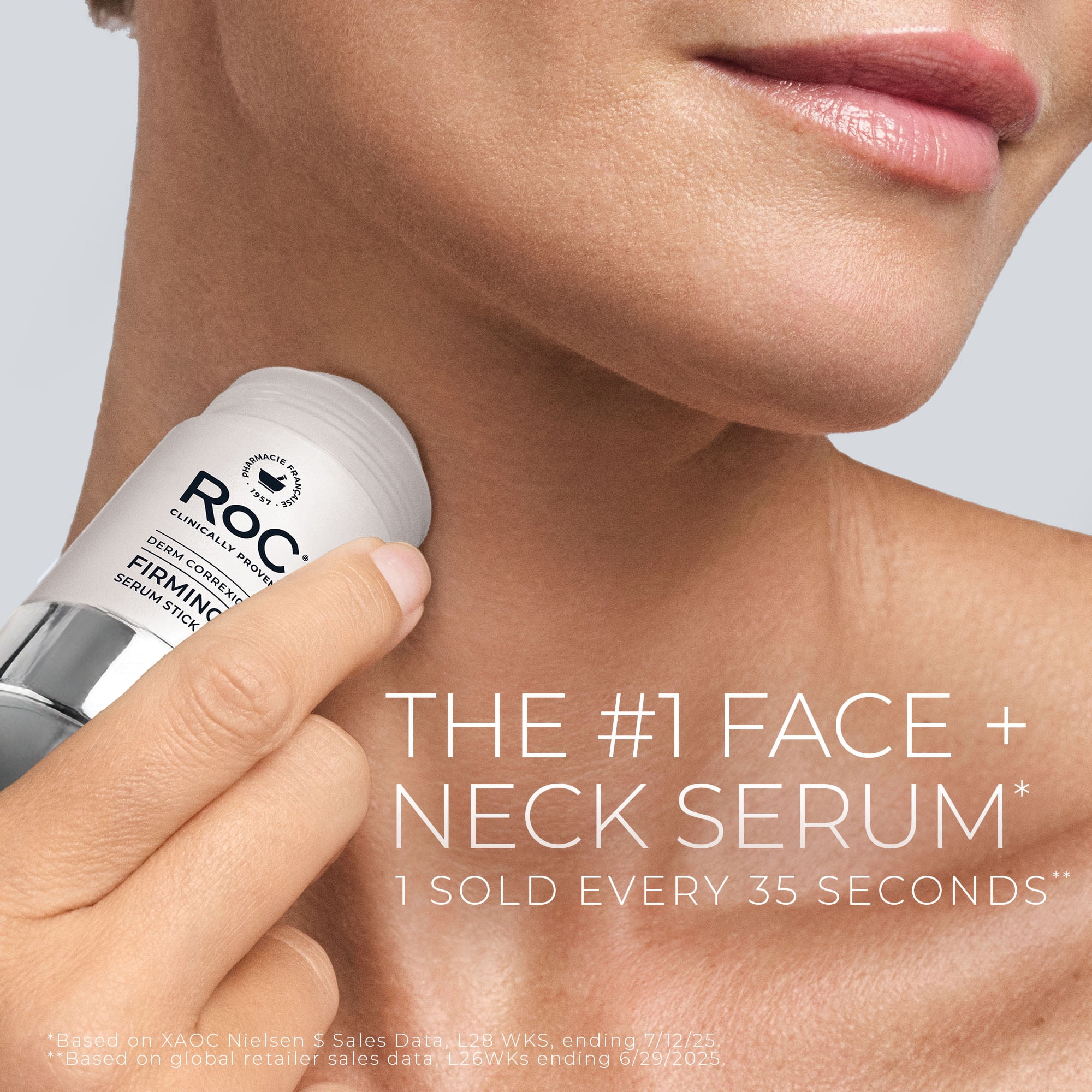 RoC Derm Correxion Firming Retinol Serum Stick with THPE + Antioxidants, Lift & Tighten for Face & Neck, Fragrance-Free, 1 oz