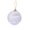 Purple, variant on EazyTech Macaron Grain Foam Christmas Tree Ball Ornaments Set of 3, Lightweight Festive Decorations for Xmas Tree Home Party Gift