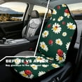 thumbnail image 3 of Uorisanigo Ladybug Daisy Car Seat Cover, Non-Slip Auto Front Seat Covers Automobile Seats Protectors Car Accessories for Vehicle, Cars, Sedan, Truck, SUV, Van, 3 of 7
