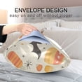 thumbnail image 4 of Yayeee Pillowcase Standard Size Set of 2 Satin Wrinkle Resistant Pillow Case, Halloween Cute Pumpkins, 4 of 7