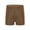 Brown, variant on Kids Unisex Sparkle Dance Shorts Athletic Stretchy Cheer Yoga Booty Bottoms Hot Pants Brown 6