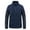 Dark Blue, variant on IYTR Mens Winter Jacket Zipper Stand-up Collar Solid Color Long Sleeve Jacket Casual Plus Velvet Warm Jacket Coats with Pocket Blue XL