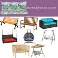 thumbnail image 4 of XXLYY Porch Swing Cushions, Waterproof Swing Replacement Cushions with Backrest and Ties, Garden Bench Seat Cushion, Outdoor Porch Patio Swing Non-Slip Chairs Pad, 4 of 7