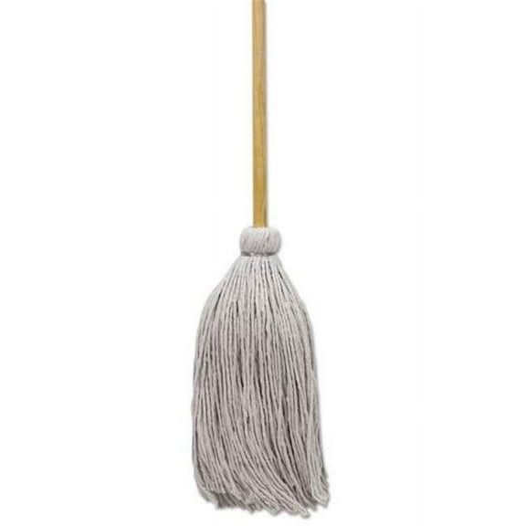 No.32 Handle Deck Cut-End Cotton Mop Head, White - 6 Per Carton
