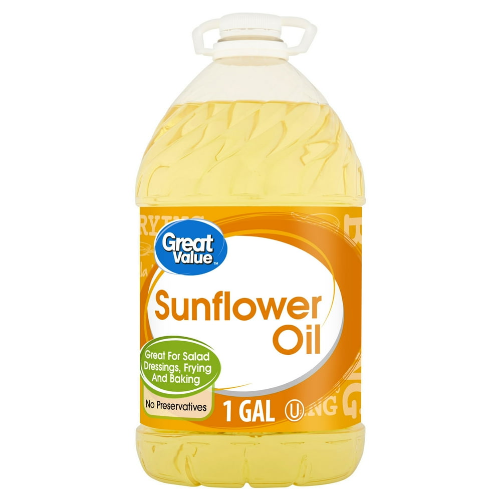 Great Value Sunflower Oil, 1 Gal
