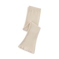 thumbnail image 6 of Karoyedx Girls Cotton Pants Baby Girls Sweatpants Wide Leg Casual Bottoms Toddler Drawstring Elastic Waist Pants with Pockets Beige Size,5-6 Years, 6 of 7