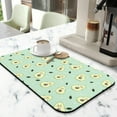 thumbnail image 2 of Avocado Design Coffee Bar Mat - Water Absorbent Non-Slip Counter Protector, Multi-Functional Drying Mat for Coffee Lovers, 2 of 5