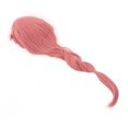 thumbnail image 4 of Peluca recta rosa larga para mujer, peluca ajustable y cómoda para maquillaje de fiesta., 4 of 14