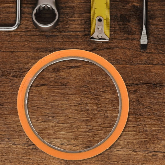WASHWEPE 1Pack Orange Masking Tape for Scrapbooking and Labeling Craftsmen