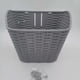 thumbnail image 5 of Cesta para bicicleta, cesta para manillar, cesta delantera para bicicleta, cesta colgante, para mujeres y Gris, 5 of 8