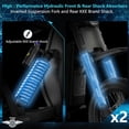 thumbnail image 3 of 60V23AH Freego X0 off-Road Ebike for Adult&Teens,3600W(Peak)40MPH Top Speed Electric Bicycle,14"/10"Tires 50 Miles Max Range Electric Mountain Bike UL2849, 3 of 9