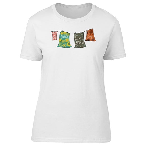 Hello Summer Clothesline Tee Men's -Image by Shutterstock