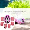 thumbnail image 4 of Advancent Protector de patinaje sobre ruedas ajustable de 7 piezas Juego de cascos para niños pequeños Coderas patinar Tira blanca roja rosa Advancent  OD022039-03, 4 of 6