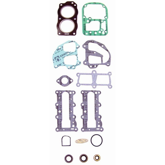 WSM Gasket Kit Powerhead For Johnson / Evinrude 9.9 / 15 Hp 2 Cylinder 93-07