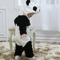 thumbnail image 7 of Newborn Baby Boys Girls Panda One Piece Long Sleeve Cotton Rompers Clothes Set, 7 of 7