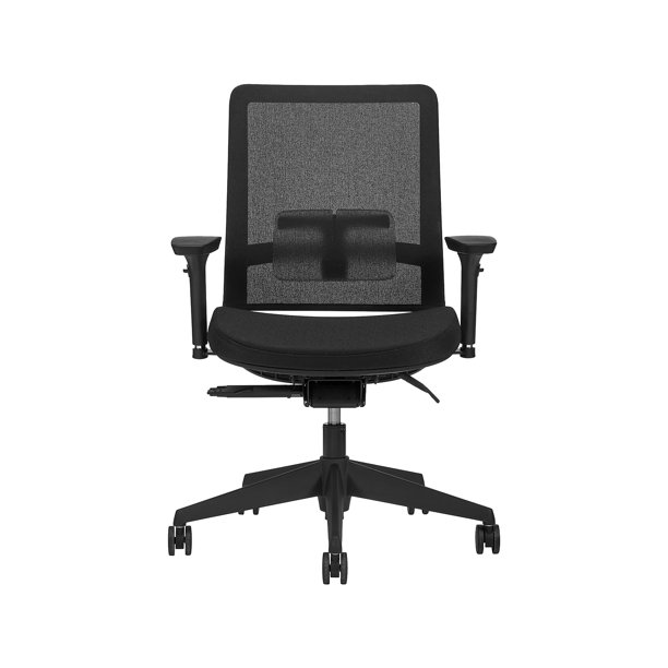 Global Factor Mesh Back Fabric Task Chair Black (55418BKFU85)