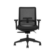 Global Factor Mesh Back Fabric Task Chair Black (55418BKFU85)