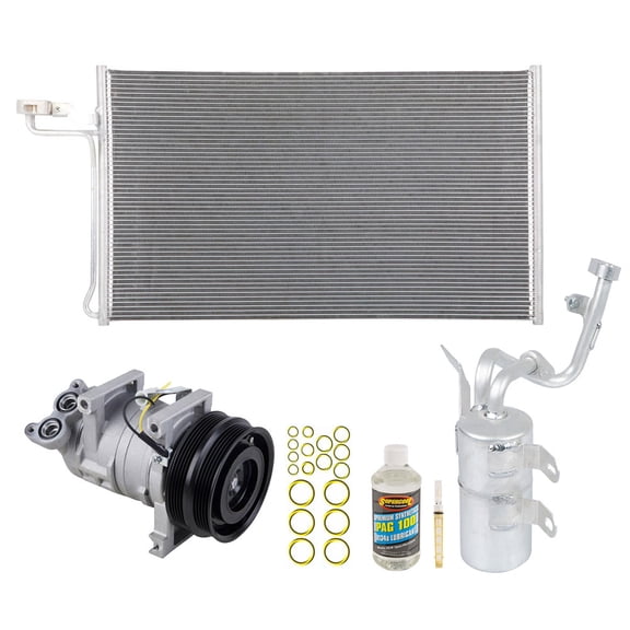 For Volvo V50 2008-2011 A/C Kit w/ AC Compressor Condenser & Drier - BuyAutoParts