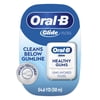 Oral-B Glide Healthy Gums Unflavored Dental Floss, Smooth, Strong, Shred Resistant 50m