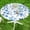 Cerulean Blue, variant on decorUhome Round Spandex Fitted Tablecloth for 36"-44" Tables, Washable Picnic Table Cover with Elastic, Washable Reusable Table Cloth for Party, Dining, Blue Flower