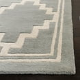 thumbnail image 3 of SAFAVIEH Chatham Dustin Geometric Wool Area Rug, Gray/Ivory, 5' x 8', 3 of 10