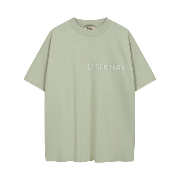 FOG FEAR OF GOD Nuevo 23 Doble Hilo Esencial De Silicona Impresión De Manga Corta Camiseta De Pareja De Moda Americana