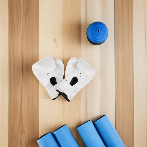 USHOBE Design Élégant 2 Paires de Gants de Boxe pour Sac de Frappe Pratique Fabriqués en Pu pour l'Entraînement des Enfants