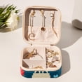 thumbnail image 6 of Valentine's Day Jewelry Display and Organizer: Portable Square Travel Case for Rings, Earrings, Necklaces, Bracelets - Suitable for Girls and Women, 6 of 6