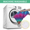 thumbnail image 6 of Rainbow Tie Dye Mandala Pattern Square Tablecloth,Waterproof Square Table Cover,Wipeable Spillproof Washable Table Cover for Home Kitchen Party Decor 42"X42"(107x107cm), 6 of 6