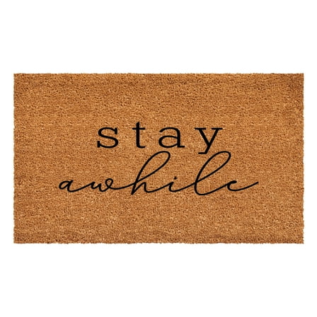 Calloway Mills Stay A While Doormat, 17" x 29"