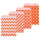 thumbnail image 1 of Uxcell 100Pcs Bolsas de Papel Kraft, 7" x 5" Bolsas de Caramelo a Prueba de Grasa, Bolsas de Favor Planas, Bolsas de Regalo Pequeñas, Naranjas, 1 of 6