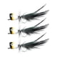 thumbnail image 1 of 3x Señuelos de Pesca con Mosca Strade Fareast Limited Cebos para Trucha Negro, 1 of 8
