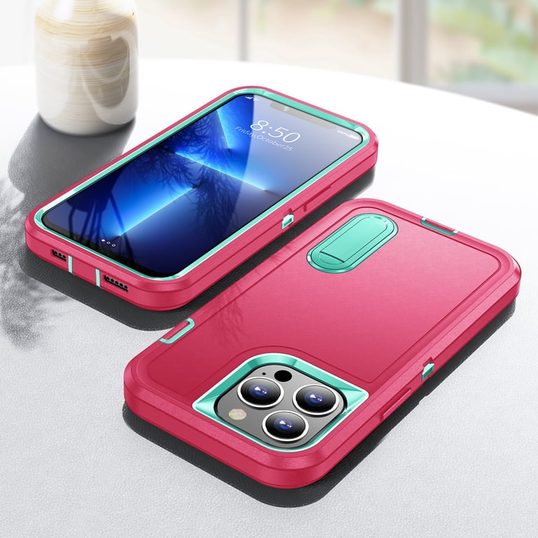 iPhone 13 Pro Max Case - TECH CIRCLE [3-in-1] Protective Kickstand