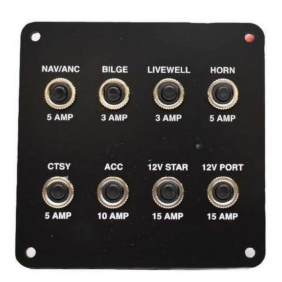 Crestliner Boat Breaker Switch Panel 2336996 | 1950 Super Hawk 4 Inch