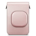 thumbnail image 6 of Fintie Carrying Case for Fujifilm Instax Mini LiPlay Hybrid Instant Camera - Premium Vegan Leather Portable Bag Cover with Removable Strap, Rose Gold, 6 of 8