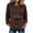 (Type 6)Brown, variant on Otvok Zip‑Kangaroo‑Pocket Sweatshirt for Women, Crew Neck Long Sleeve Relaxed Pullover Tops
