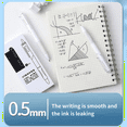 thumbnail image 5 of Fine Point Gel Pens, 0.5mm, Smooth Writing Perfect for Journaling, Note Taking Gift Set (Pack of 5) As Shown, 5 of 8