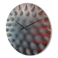 thumbnail image 3 of Designart 'Prickly Macro Texture Design ' Modern Wood Wall Clock, 3 of 5
