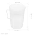 thumbnail image 2 of KALLORY Vaso Medidor De Plástico Transparente Ideal Para Y Uso Doméstico, 2 of 8