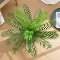 thumbnail image 3 of Artificial Hanging Vine, Sweet Potato Leaves Plastic Plants Greenery Faux Ivy Garland Fake Plant UV Resistant for Indoor Outdoor Garden Door Wall Baskets Wedding Party Table Decoration Red 4 Pcs, 3 of 5