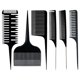 thumbnail image 2 of Estilistas para peinar Set Paddle Detangle Fish Cepillo de cabellero de corte multifunción de peluquería Desenredante Barbero Hombres Juego de 6 piezas Yinane Peine de la selección del pelo, 2 of 8
