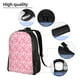 thumbnail image 5 of Fotbe pink heart Mochila de Viaje para Laptop, Mochila Ejecutiva Delgada y Resistente 15.6", 5 of 8