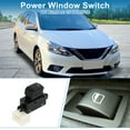 thumbnail image 2 of Interruptor de ventana eléctrica Unique Bargains No.2541195F0B para el lado del pasajero delantero trasero derecho para Nissan Almera Sentra 2006-2013 Negro, 2 of 7