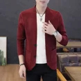 thumbnail image 3 of Suéter de punto para hombre, abrigo de color liso, ropa de hombre, cárdigan de negocios con bolsillos, chaqueta, réplica de alta calidad, nuevo en tops, 3 of 5