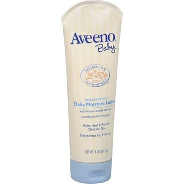 AVEENO Baby Fragrance Free Daily Moisture Lotion 8 oz (Pack of 3)